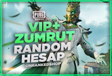 PUBG MOBİLE ZÜMRÜT VİP RANDOM HESAPLAR 