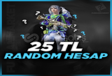 ⭐25TL PUBG RANDOM HESAP⭐