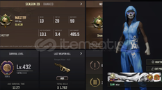 PUBG Steam Hesabı PGI + 8 LV M4 – 6.400 Saat 