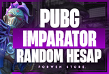 ⭐ PUBGM İMPARATOR RANDOM HESAP [OTO TESLİM]