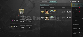 Pugb mobile temiz hesap 72 level 6 yıllık hesap