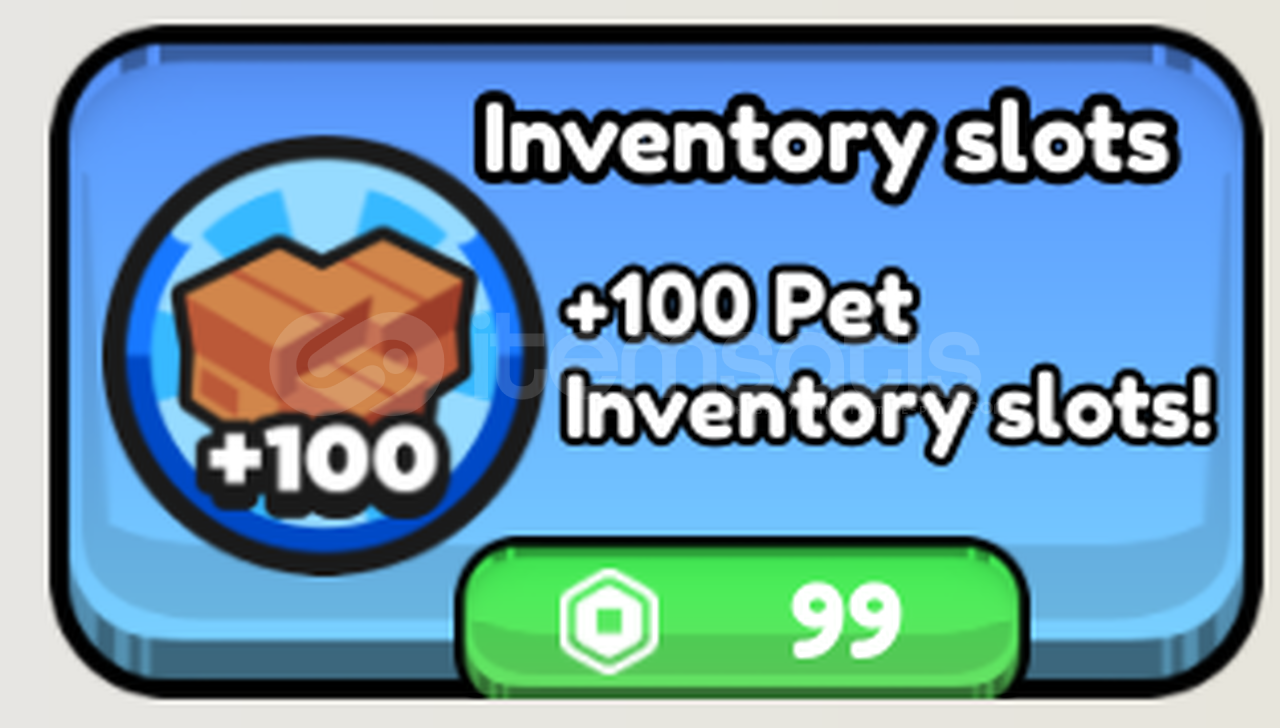 Pull a Sword +100 Pet Inventory Slots Pull a Sword +100 Pet Inventory Slots