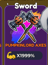 Pumpkinlord Axes