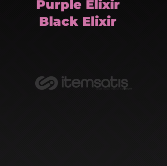 Purple & Black elixir Purple & Black elixir