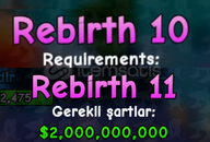 PVB⭐10-11. Rebirth Paket