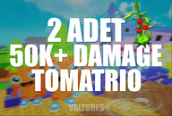 ⭐{ PVB } 2X 50k+ DAMAGE Tomatrio