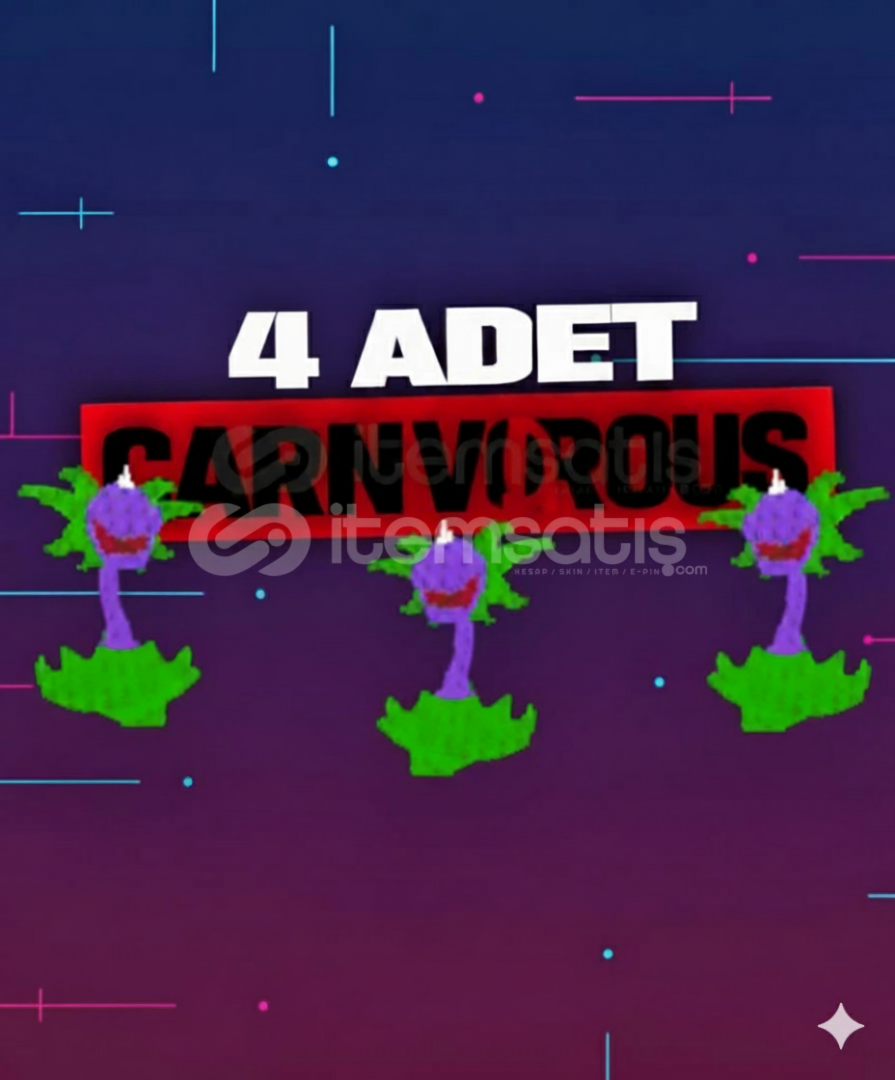 ✨PVB 4 ADET CARNİVOROUS✨ ✨PVB 4 ADET CARNİVOROUS✨