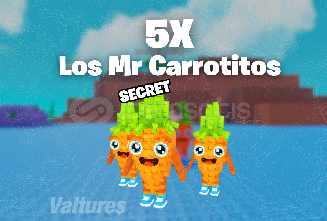⭐{ PVB } 5X Los Mr Carrotitos ⭐{ PVB } 5X Los Mr Carrotitos