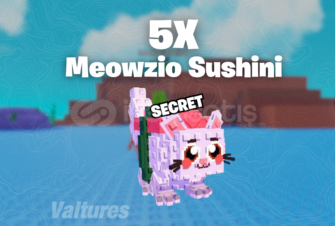 ⭐{ PVB } 5X Meowzio Sushini  ⭐{ PVB } 5X Meowzio Sushini