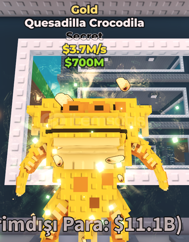 QUESADİLLA CROCODİLA GOLD! 3.7M QUESADİLLA CROCODİLA GOLD! 3.7M