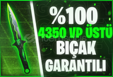 ⭐ULTRAVIP+⭐%100 +4350 VP BIÇAK GARANTİLİ RANDOM