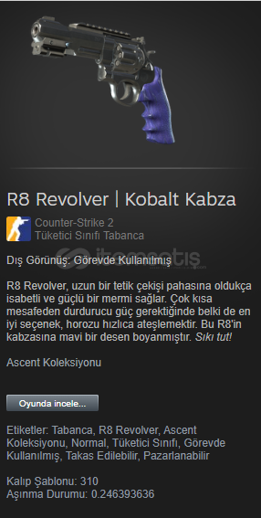 R8 Revolver | Kobalt Kabza R8 Revolver | Kobalt Kabza
