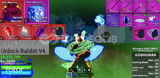 ✅RABBİT V4 FULL GEAR+KİT+GODHUMAN+1 MYTH