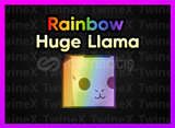 Rainbow Huge Llama Pet Simulator 99