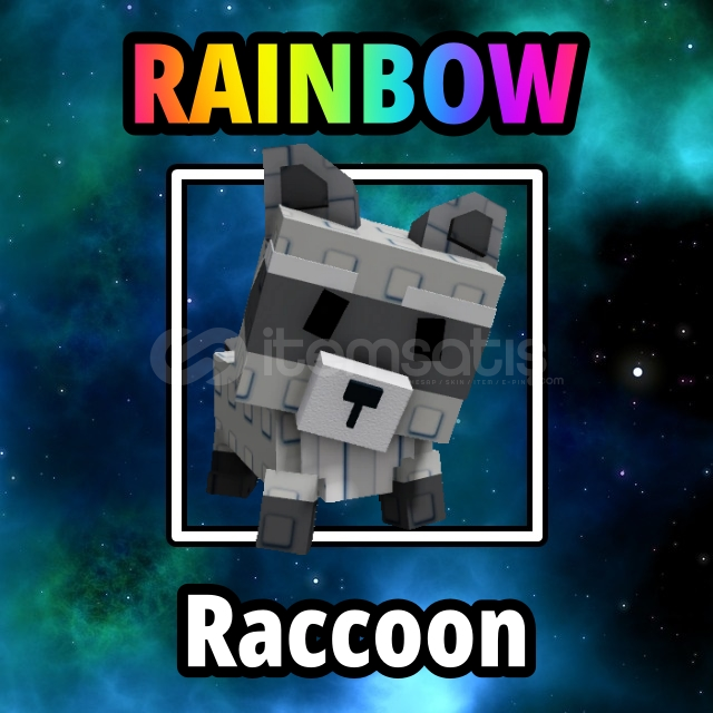 Rainbow Raccoon ⭐ Grow a garden Rainbow Raccoon ⭐ Grow a garden