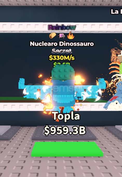 Rainbow Niclearo Dinessauro sn/330m  Rainbow Niclearo Dinessauro sn/330m