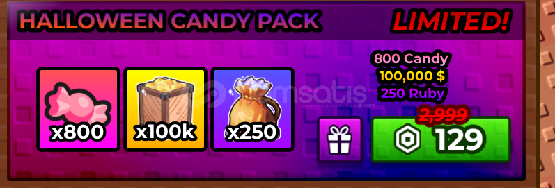 Raise Animals HALLOWEEN CANDY PACK Raise Animals HALLOWEEN CANDY PACK