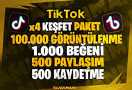 ⚡ Ramazana Özel TikTok 4X Keşfet Paketi