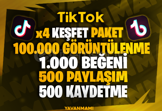 ⚡ Ramazana Özel TikTok 4X Keşfet Paketi ⚡ Ramazana Özel TikTok 4X Keşfet Paketi