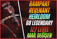 Rampart+Revenant Heirloom + 68 Leg + 127 Level