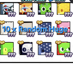 Random 10 x Huge Pet simulator 99