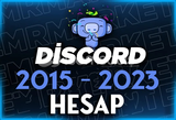 ⭐ Random 2015-2021 Tarihli DISCORD HESAP ⭐