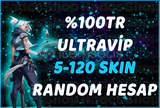 ⭐[ULTRAVİP] %100TR 5-120 SKİN HESAP ⭐