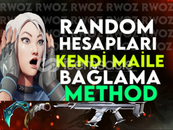 RANDOM HESAPLARI KENDİ MAİLE BAĞLAMA METHOD