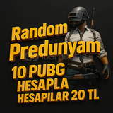 RANDOM PRE DÜNYAM 10 PUBG HESAPLİ HESAP