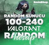 ⭐(RANDOM SERVER) 100 - 240 SKİN GARANTİ HESAP⭐