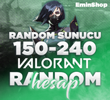 ⭐(RANDOM SERVER) 150 - 240 SKİN GARANTİ HESAP⭐