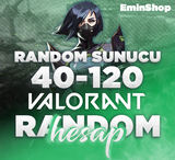 ⭐(RANDOM SERVER) 40 - 120 SKİN GARANTİ HESAP⭐