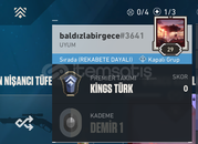 RANK AÇIK*30 SEVİYE*TR*MAİL DEĞİŞEN