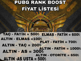 RANK FİYAT LİSTEMİZ