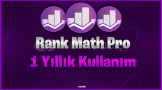 Rank Math pro 1 yıllık 