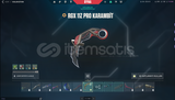 RANKED DOLU UYGUN FİYATLI HESAP >> RGX KARAMBİT