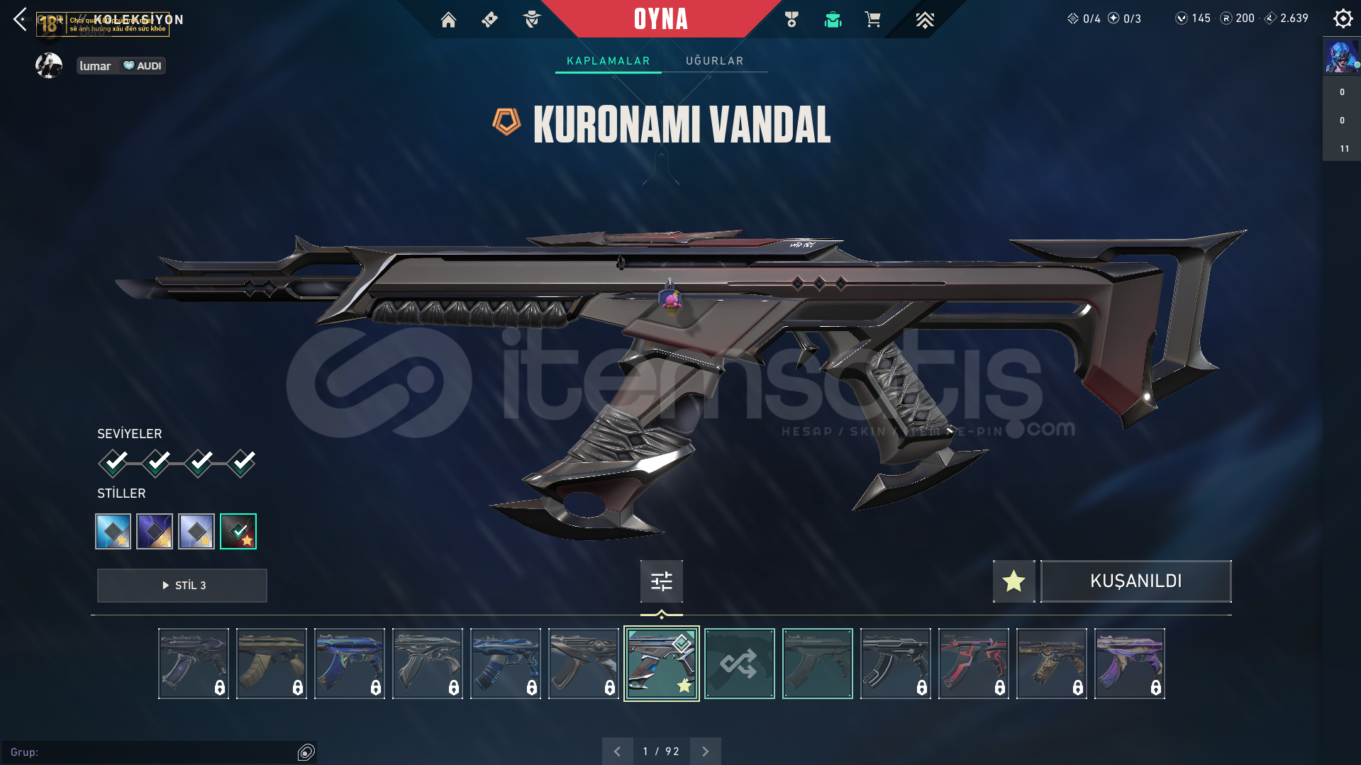 ⭐RANKED READY +KURONAMİ VANDAL +KALİTE⭐ ⭐RANKED READY +KURONAMİ VANDAL +KALİTE⭐