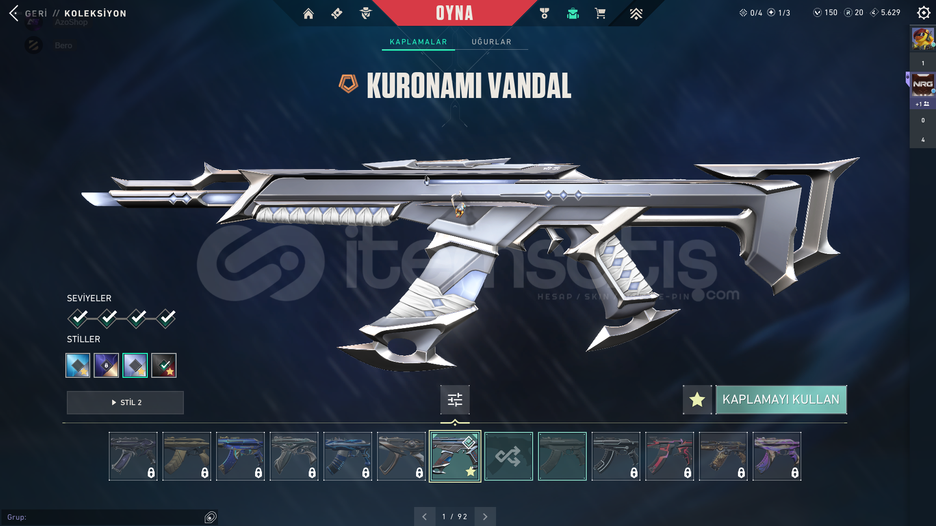⭐RANKED READY + KURONAMİ VANDAL +KALİTE⭐ ⭐RANKED READY + KURONAMİ VANDAL +KALİTE⭐