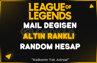 ⭐️ Ranklı Random Hesaplar -->> Altın