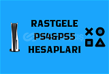 RASTGELE 1 İLA 3 OYUNLU PS4&PS5 HESAPLARI