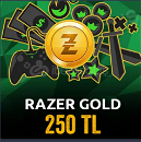 Razer Gold 250 TL'lik 240 tl