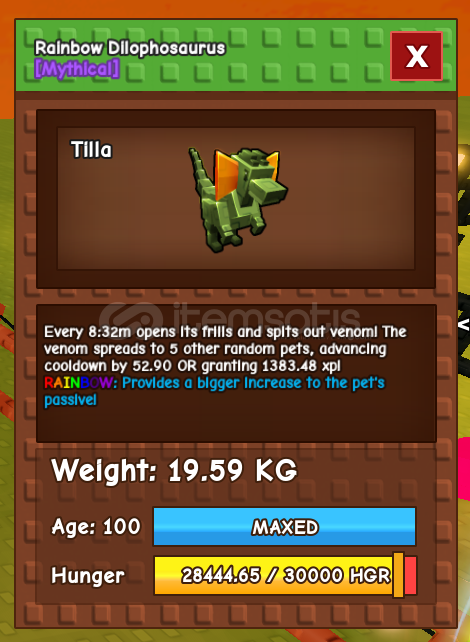 RB DILO GROW A GARDEN ROBLOX RB DILO GROW A GARDEN ROBLOX