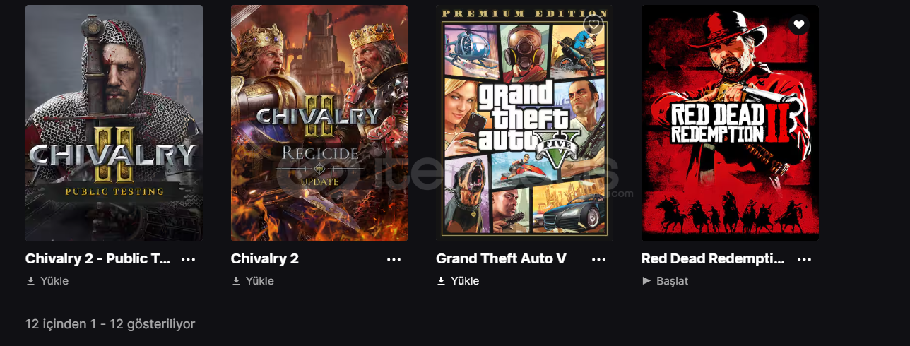RDR 2 VE GTA 5 Lİ KİŞİSEL EPİC HESAP RDR 2 VE GTA 5 Lİ KİŞİSEL EPİC HESAP
