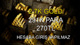 RDR2 ONLINE 2.7K GOLD + 291K PARA 270TL