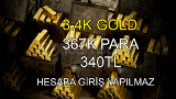 RDR2 ONLINE 3.4K GOLD + 367K PARA 340TL