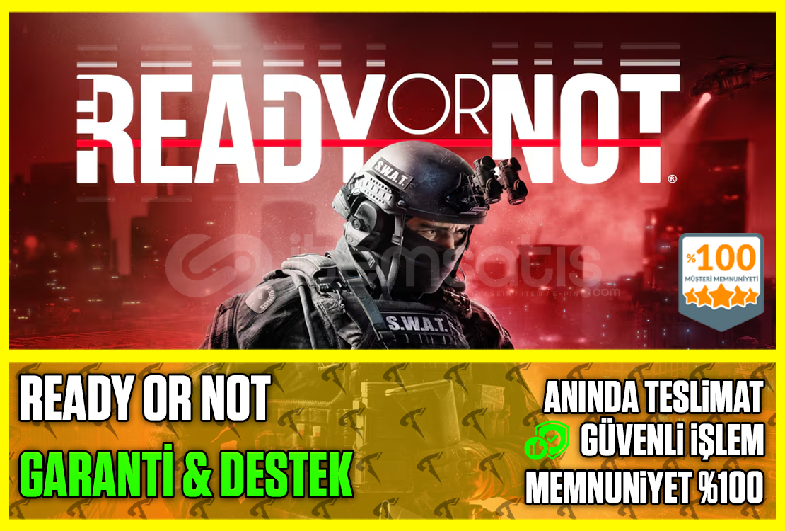 ⭐️☘️Ready Or Not❤️Garanti & Sorunsuz❤️ ⭐️☘️Ready Or Not❤️Garanti & Sorunsuz❤️