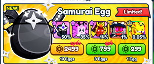 Rebirth Champions : Samurai Egg 1 Egg