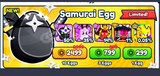 Rebirth Champions : Samurai Egg 3 Egg