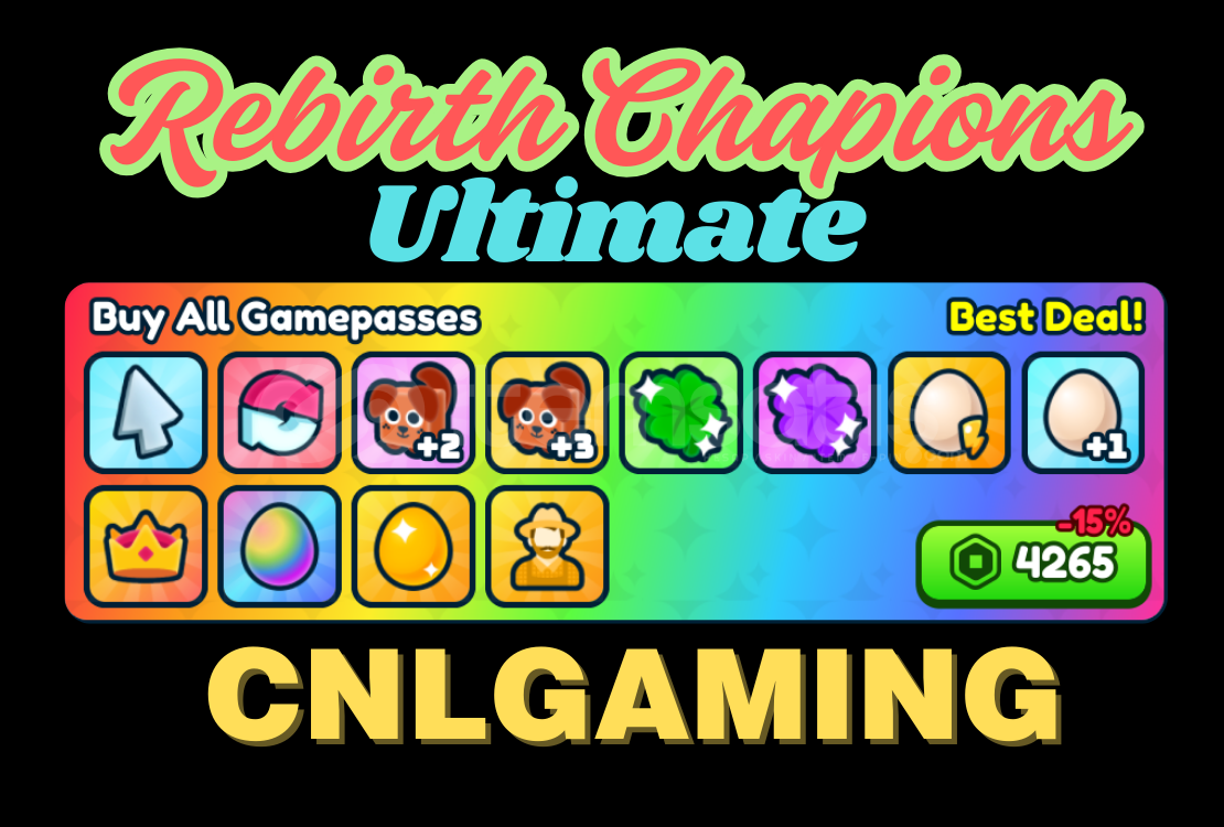 Rebirth Champions: Ultimate | Buy All Gamepass Rebirth Champions: Ultimate | Buy All Gamepass