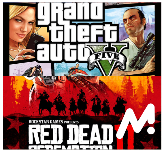 Red Dead Redemption 2 + Gta 5 & PS4 PS5  Red Dead Redemption 2 + Gta 5 & PS4 PS5